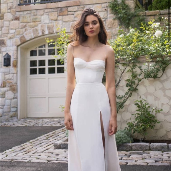 New Reformation Juliette Dress Ivory - Picture 2 of 6